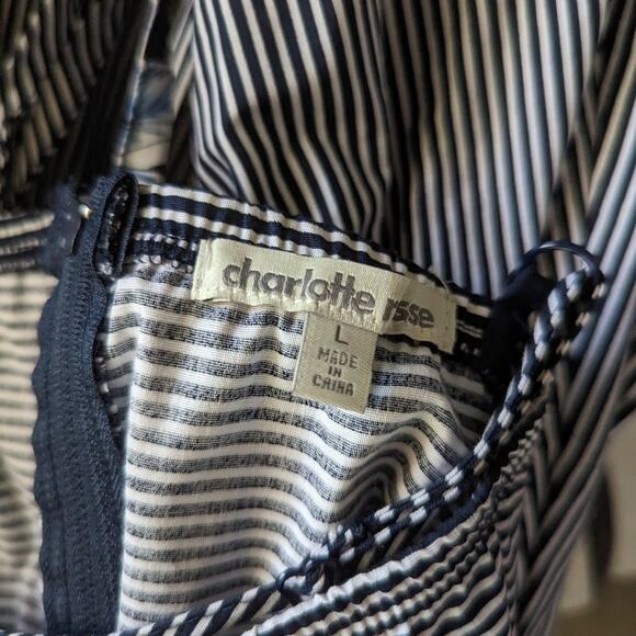 Charlotte Russe Striped A-line Dress - Picture 3 of 3